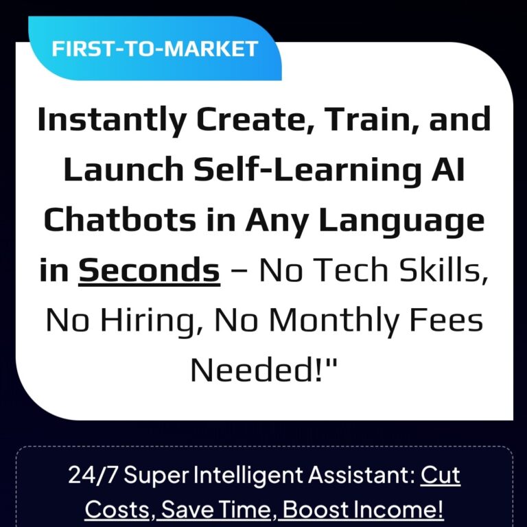 Generate More Leads and Sales with the Power of Self-Learning AI Chatbots